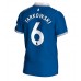 Everton James Tarkowski #6 Voetbalkleding Thuisshirt 2023-24 Korte Mouwen